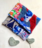 Versatile fabric purse, eco Christmas gift 