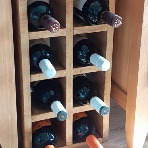 Wooden Wine Rack Display Stand ( Double )