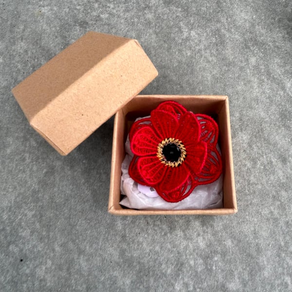 Poppy Brooch