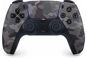 Manette PlayStation 5 officielle DualSense, Sans fil, Batterie rechargeable, Bluetooth, Compatible avec PS5, Couleur : Camouf