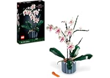 LEGO Icons L’Orchidée - Plantes ou Fleurs Artificielles d'Intérieur pour Décoration de Maison, Loisirs Créatifs pour Adultes,