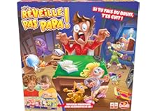 REVEILLE PAS PAPA - Jeu de Société Drôle pour Enfants - A partir de 4 Ans - Développant Concentration, Réflexion et Motricité