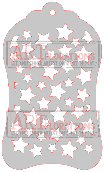 Oh My Stars! Mini - ARTplorations Stencil