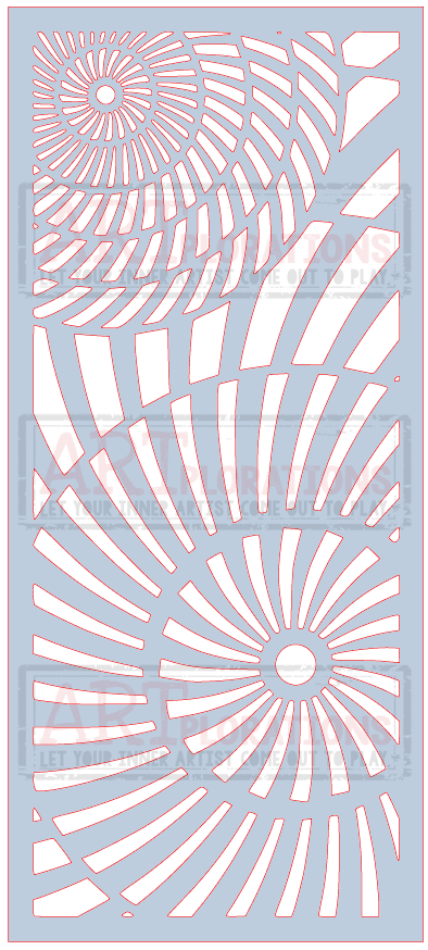 Circlusion – ARTplorations Slimline stencil