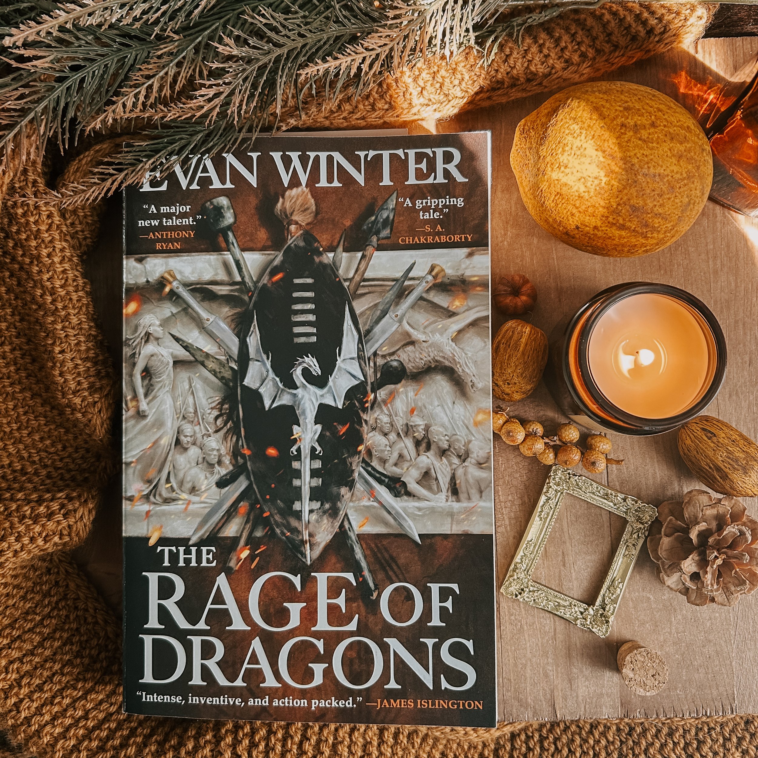 A Book Review: The Rage of Dragons (The Burning, #1)  by Evan Winter