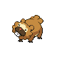 Imagen de Bidoof hembra en Pokémon Platino