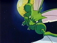 Scyther usando cuchillada.