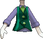 Chaleco con corbata verde.png