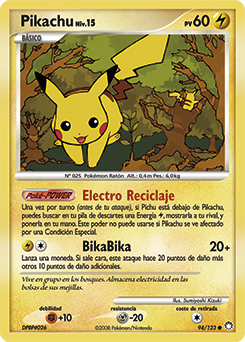 Carta de Pikachu