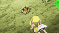 Dedenne usando excavar.