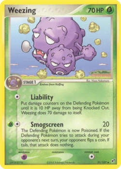 Carta de Weezing