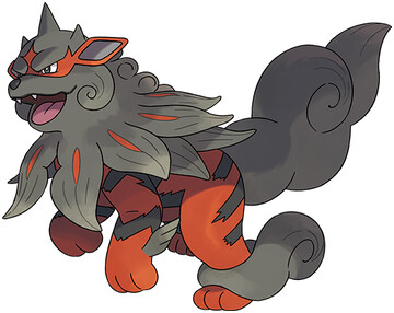 Hisuian Arcanine artwork by Ken Sugimori