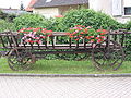 Historischer Ackerwagen beim Rathausplatz