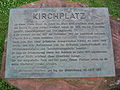 Informationstafel zum alten Kirchplatz