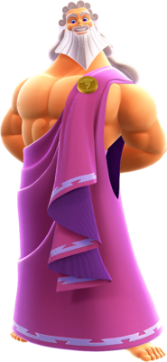 Official render for Zeus in Kingdom Hearts III