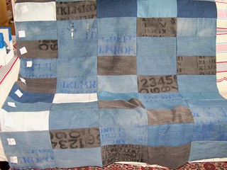 denim quilt WIP