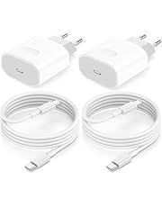 USB C Ladegerät Ladekabel für iPhone 16 15/16 15 Pro/16 15 Pro Max/16 15 Plus,2Pack 25W USB C Power Adapter Schnellladekabel für iPad Pro/Air 2024/10.Generation,Schnellladegerät Stecker mit 2M Kabel