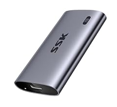 SSK Tragbare SSD 1 TB, bis zu 2000 MB/s Externe Solid-State-Laufwerke, Externe USB 3.2 Gen2X2 NVMe SSD-Festplatte, extrem g…