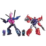 Transformers Age of The Primes Wreck 'n Doom Collection Topspin vs Spinister 5.5-inch Converting Action Figure 2-Pack, Robot Toys, Ages 8+ (Amazon Exclusive)