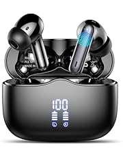 Bluetooth Kopfhörer, Kopfhörer Kabellos Bluetooth 5.3 In Ear Kopfhörer mit 4 ENC Noise Cancelling Mic, Kabellose Kopfhörer Tiefer Bass Wireless Earbuds 40Std, IP7 Wasserdicht Ohrhörer LED Anzeige