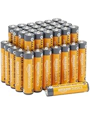 Amazon Basics AAA-Alkalisch batterien, leistungsstark, 1,5 V, 36er-Pack (Aussehen kann variieren), Grau