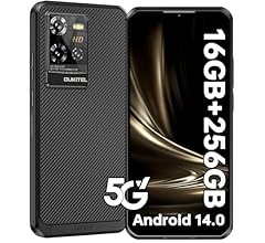 OUKITEL WP50 Outdoor Handy 5G - 16GB RAM + 256GB ROM Outdoor Smartphone Ohne Vertrag Android 14, 6500mAh Baustellenhandy mi…