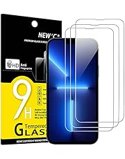 NEW&#39;C 3 Stück, Panzer Schutz Glas für iPhone 14, 13, 13 Pro (6,1&#34;), Frei von Kratzern, 9H Härte, HD Displayschutzfolie, 0.33mm Ultra-klar, Ultrabeständig