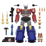 Transformers Age of The Primes Titan Class The Thirteen Star Optimus Prime, 15-inch Converting Action Figure, Robot Toys for Ages 15+