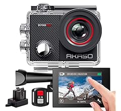 AKASO Action Cam 4K 20MP WiFi 40M Unterwasserkamera Wasserdicht Ultra HD Touchscreen Einstellbar Weitwinkel EIS Actioncam m…