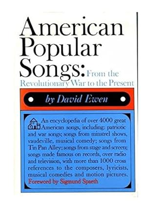 American Popular Songs