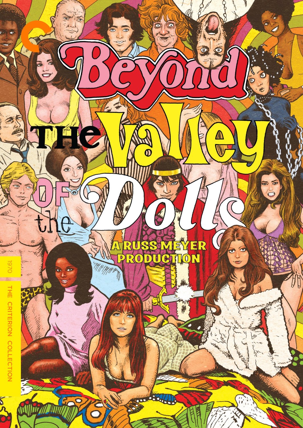 Edy Williams, Michael Blodgett, Phyllis Davis, Erica Gavin, David Gurian, John Lazar, Marcia McBroom, Duncan McLeod, Cynthia Myers, Harrison Page, Dolly Read, and Karen Smith in Beyond the Valley of the Dolls (1970)