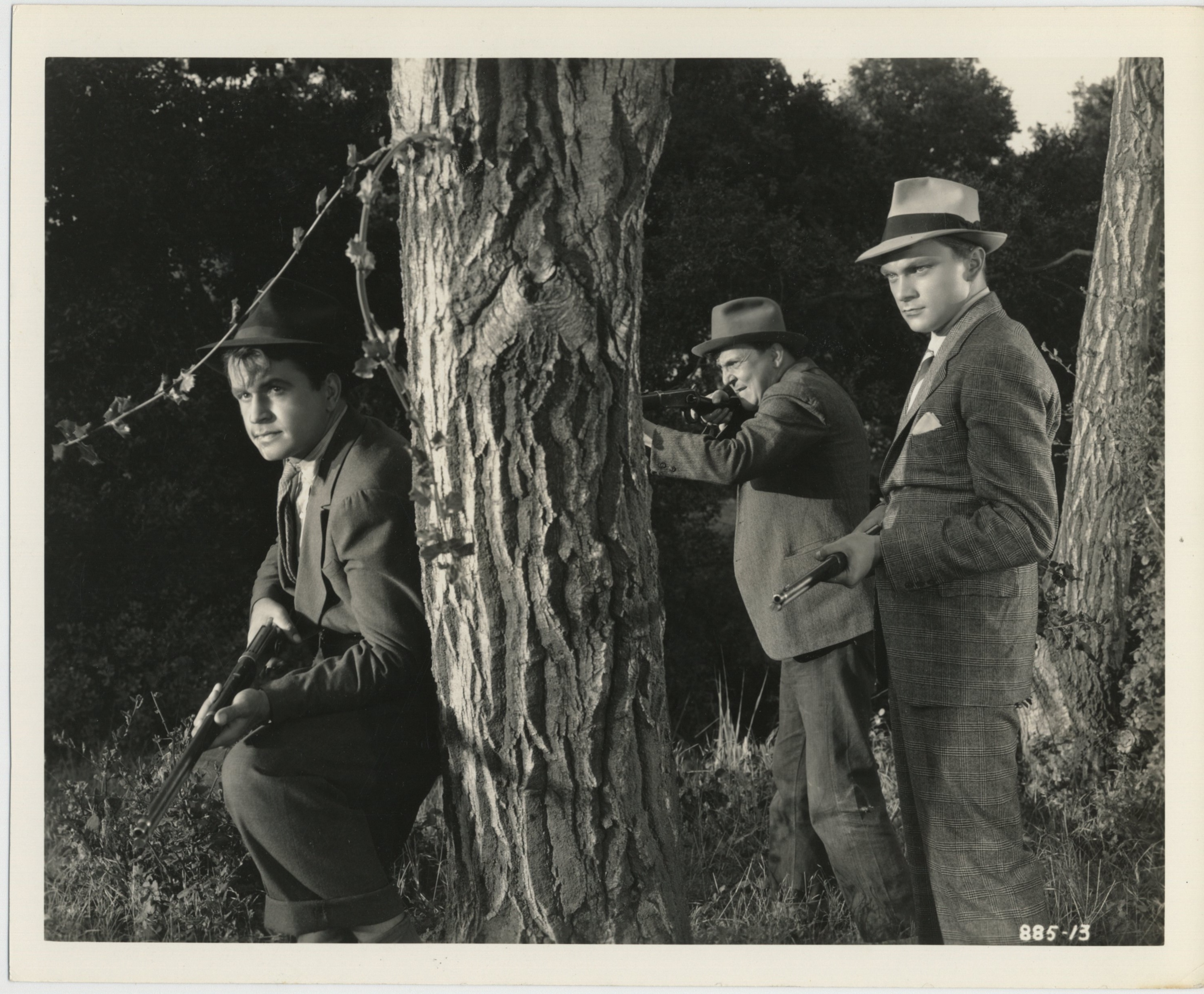 Noah Beery Jr., Larry J. Blake, and Louis Mason in Trouble at Midnight (1937)