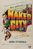 Howard Duff, Barry Fitzgerald, Dorothy Hart, and Don Taylor in The Naked City (1948)