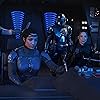 Ming-Na Wen, Pedro Pascal, Katee Sackhoff, Gina Carano, and Mercedes Varnado in The Mandalorian (2019)