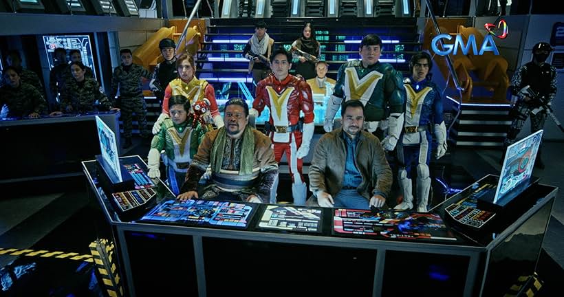 Radson Flores, Neil Ryan Sese, Miguel Tanfelix, Jamie Wilson, Matt Lozano, Ysabel Ortega, and Raphael Landicho in Voltes V: Legacy (2023)