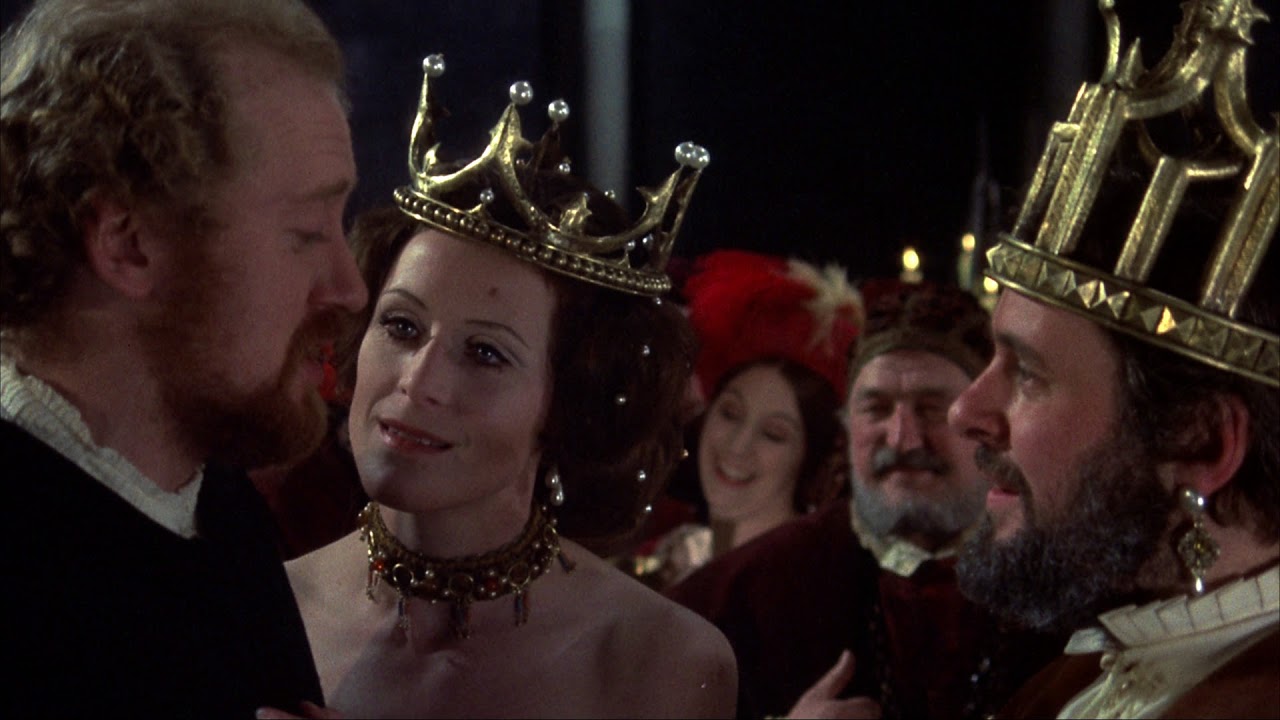 Anthony Hopkins, Mark Dignam, Judy Parfitt, and Nicol Williamson in Hamlet (1969)