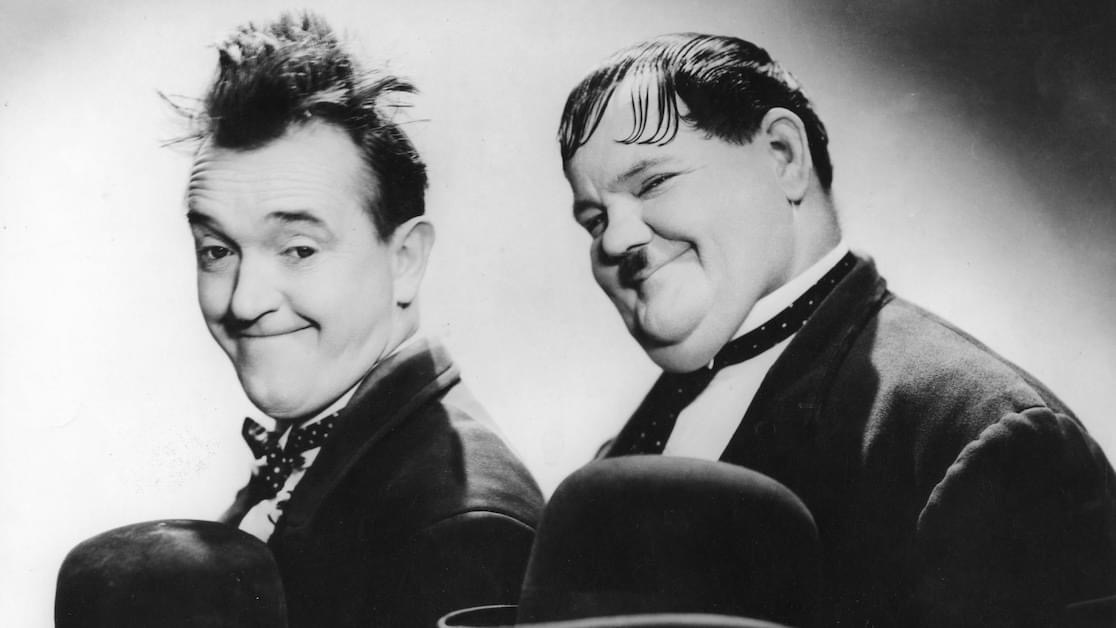 Oliver Hardy and Stan Laurel in Way Out West (1937)