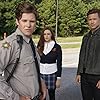 Matthew Davis, Zach Roerig, and Danielle Rose Russell in Legacies (2018)