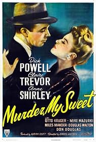 Dick Powell and Claire Trevor in Murder, My Sweet (1944)