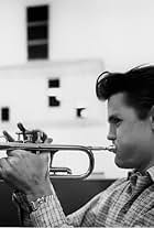 Chet Baker at a recording session, Los Angeles, CA, 1954.