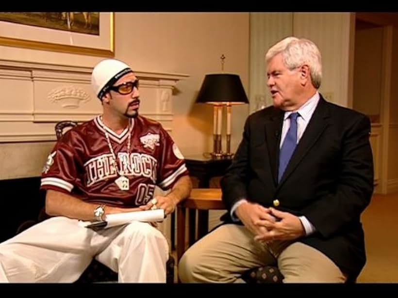 Sacha Baron Cohen and Newt Gingrich in Da Ali G Show (2000)