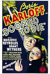 Boris Karloff and Marjorie Reynolds in Doomed to Die (1940)