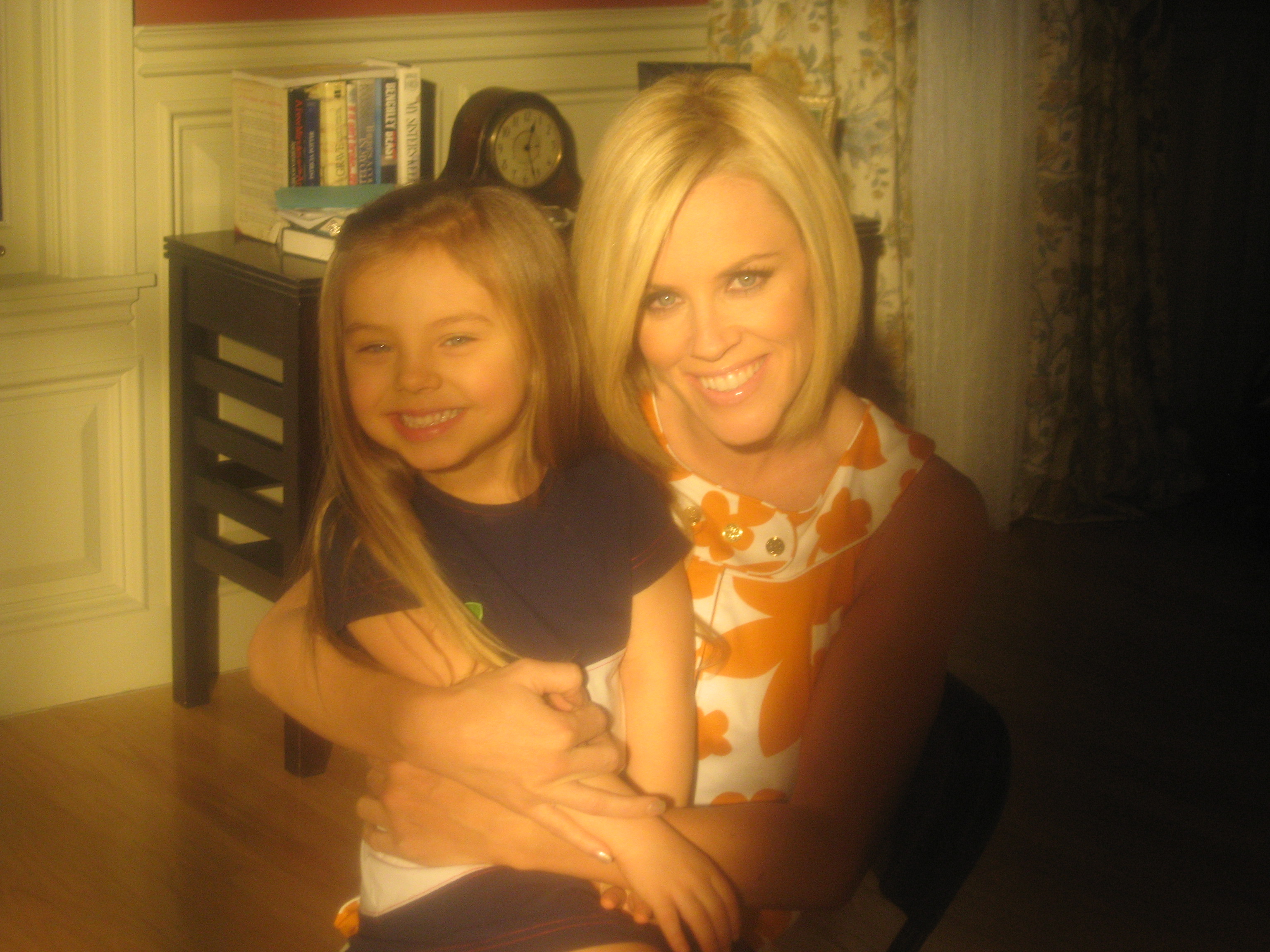 Caitlin with Jenny McCarthy "In the Motherhood" Season 2, 2008