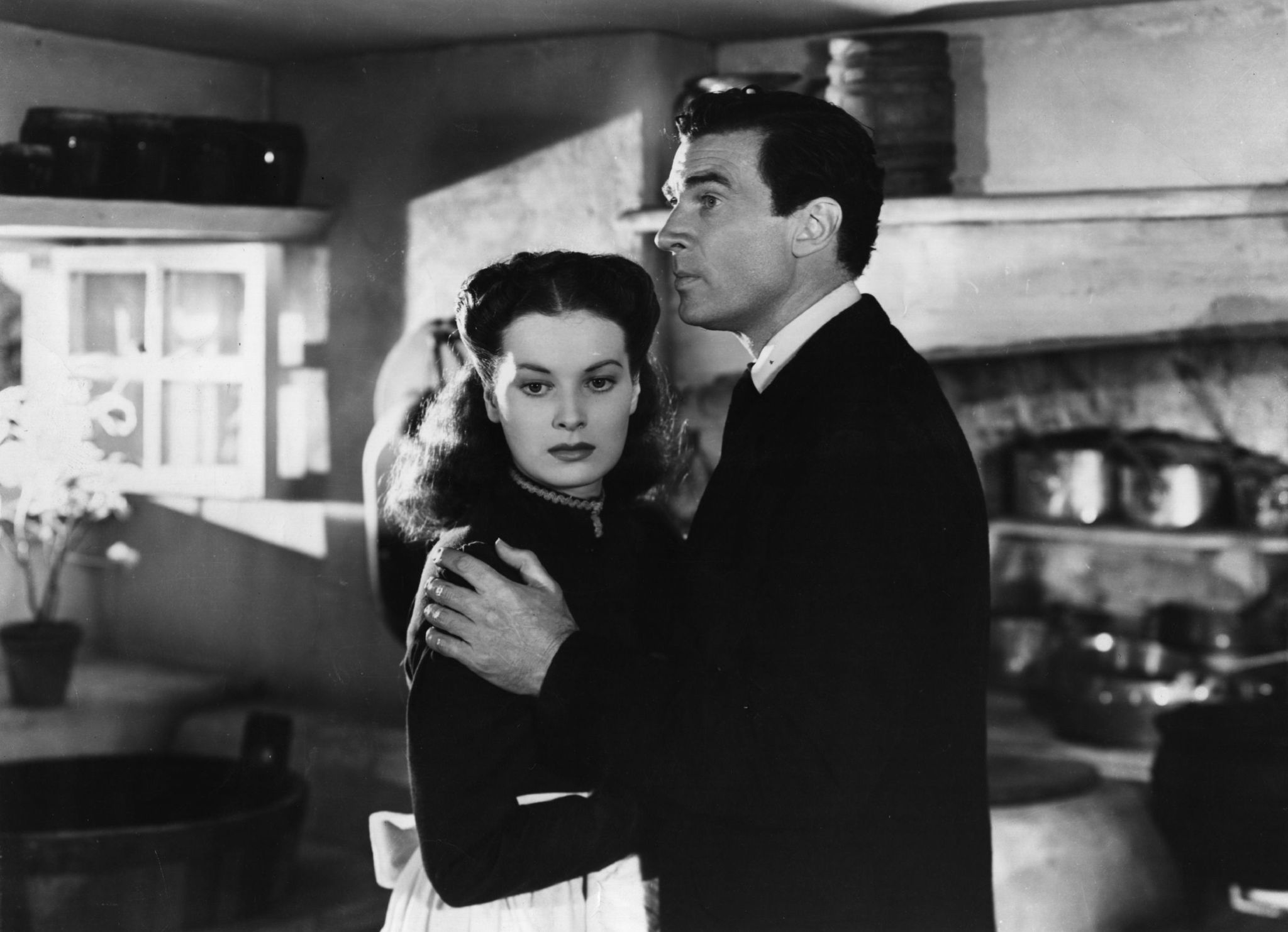 Maureen O'Hara and Walter Pidgeon in How Green Was My Valley (1941)