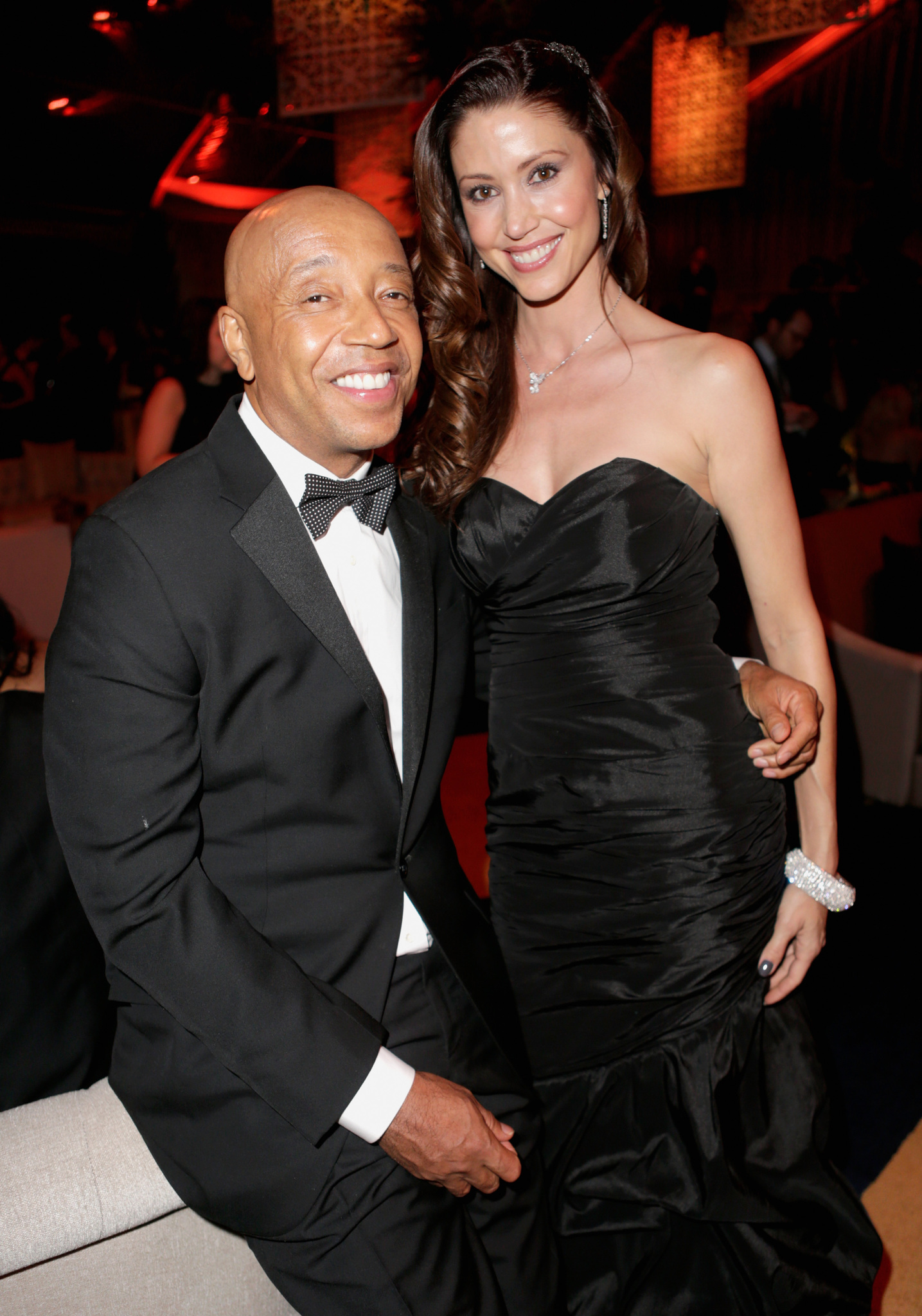 Shannon Elizabeth and Russell Simmons