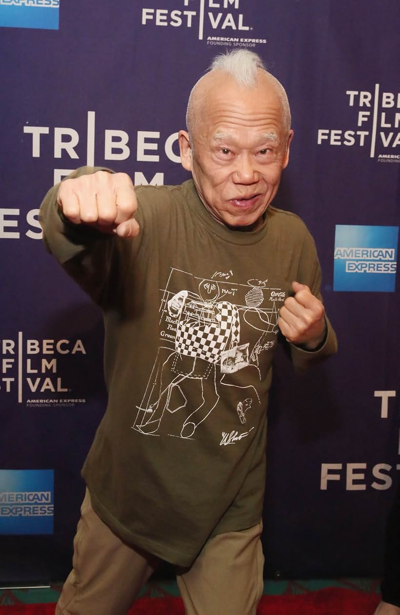 Ushio Shinohara at an event for Cutie and the Boxer (2013)