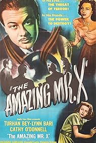 Turhan Bey, Lynn Bari, and Cathy O'Donnell in The Amazing Mr. X (1948)