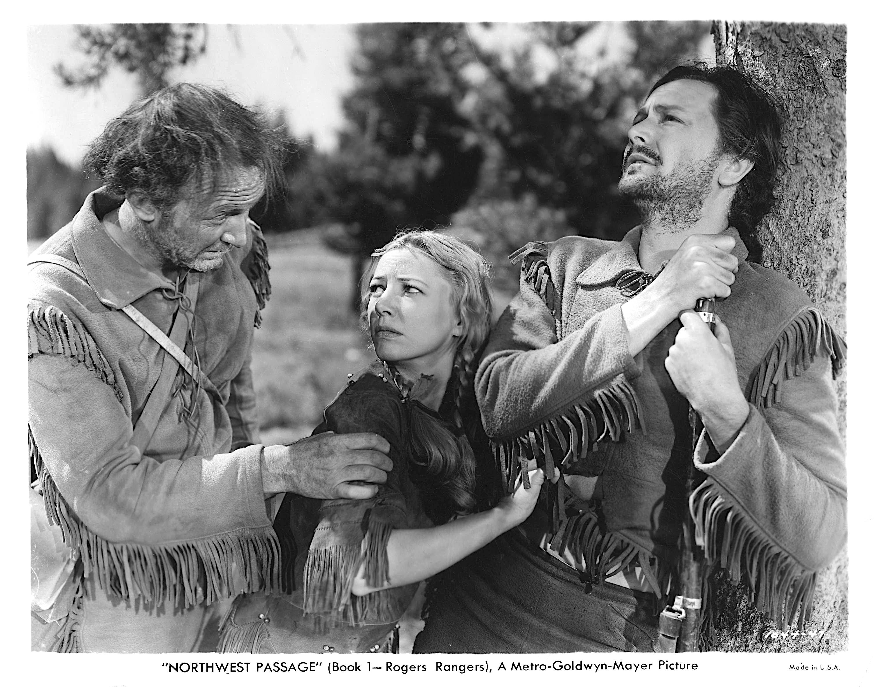 Walter Brennan, Robert Young, and Isabel Jewell in 'Northwest Passage' (Book I -- Rogers' Rangers) (1940)