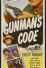 Jane Adams, Kirby Grant, Fuzzy Knight, and Charles Miller in Gunman's Code (1946)