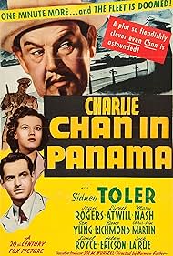 Kane Richmond, Jean Rogers, and Sidney Toler in Charlie Chan in Panama (1940)